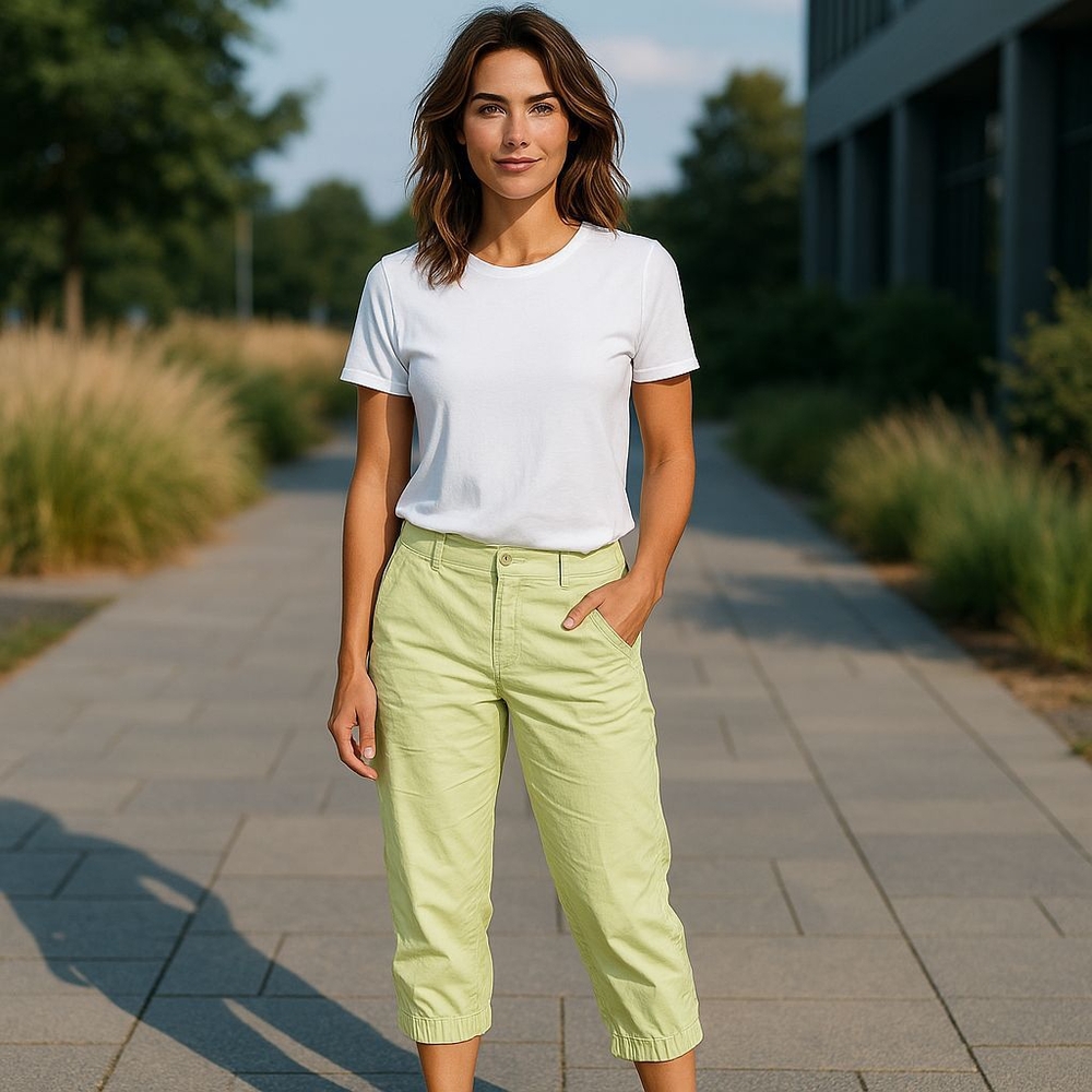 FADED GLORY CAPRI GREEN